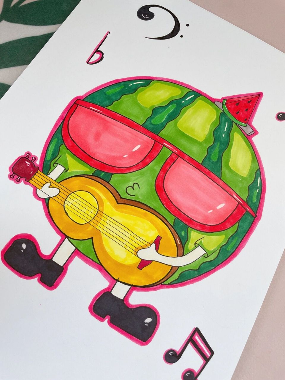 儿童画|蔬果联想系列|no.2 - 保持热爱 奔赴山海