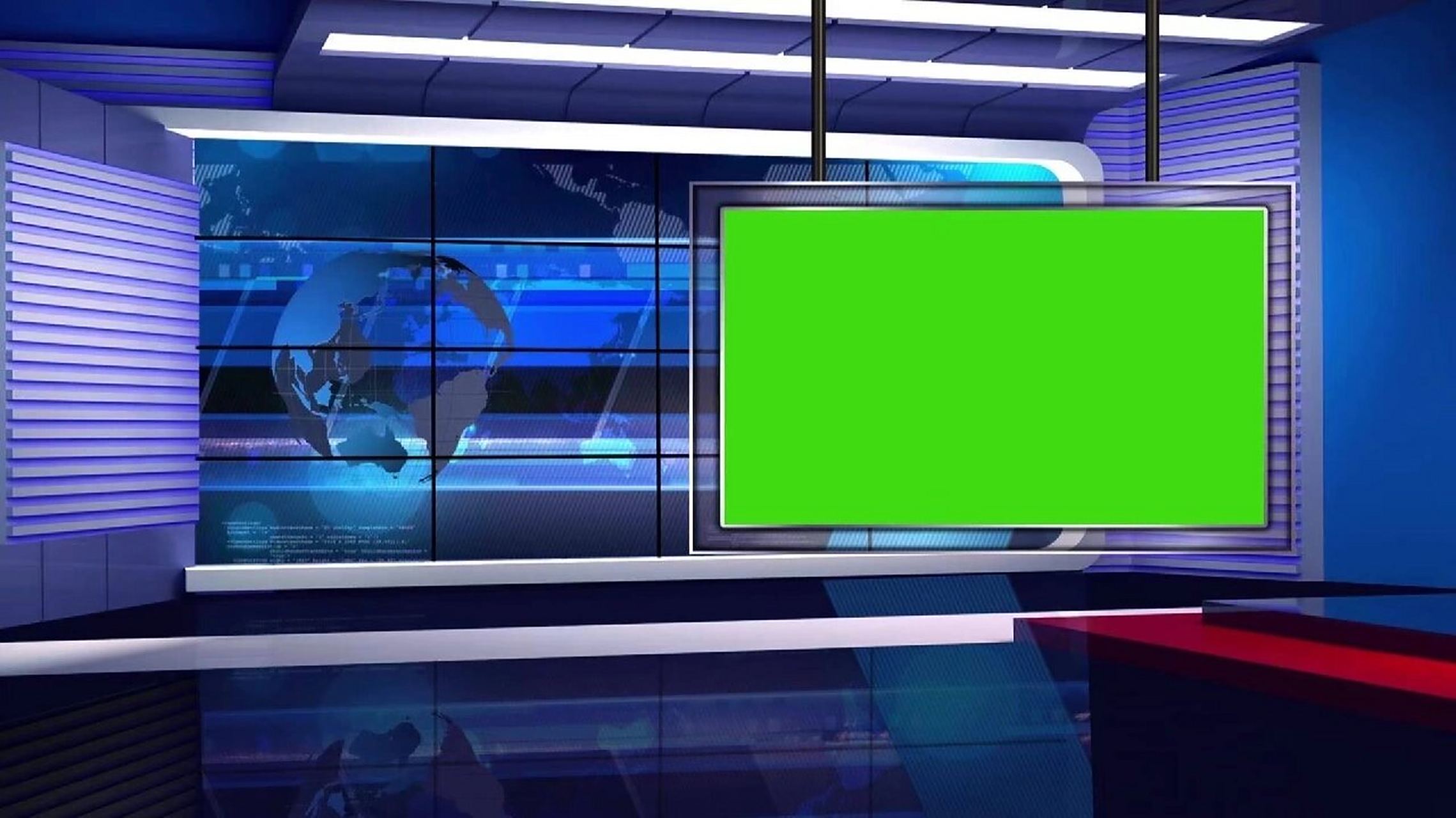 高清-新闻直播间绿幕抠图背景素材 #播音主持老师# #口才老师# #少儿