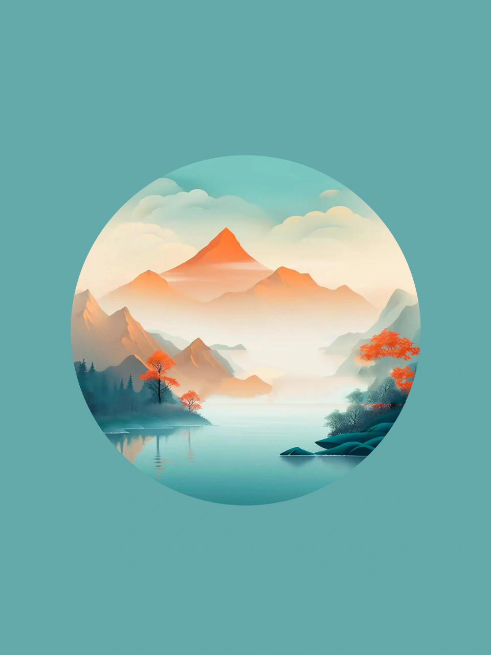 2024年旺自己的头像来了‖治愈山水画90