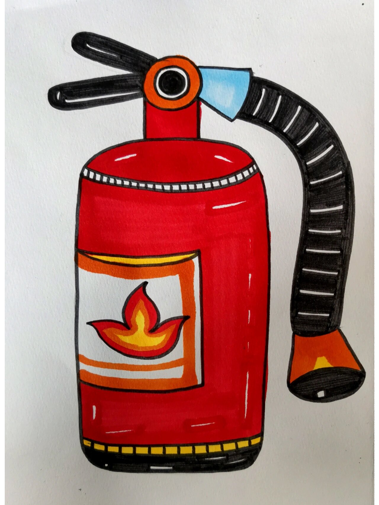 儿童创意剪贴画消防主题之.@老梁talks说的动态