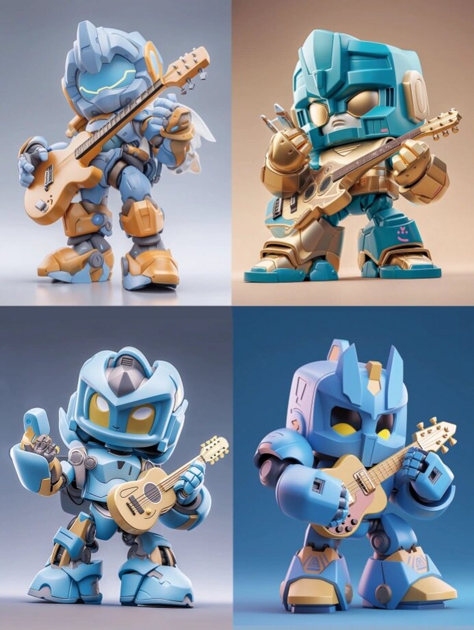 7款变形金刚重金属摇滚机器人盲盒分享 #浪漫生活的记录者# #笔记灵感