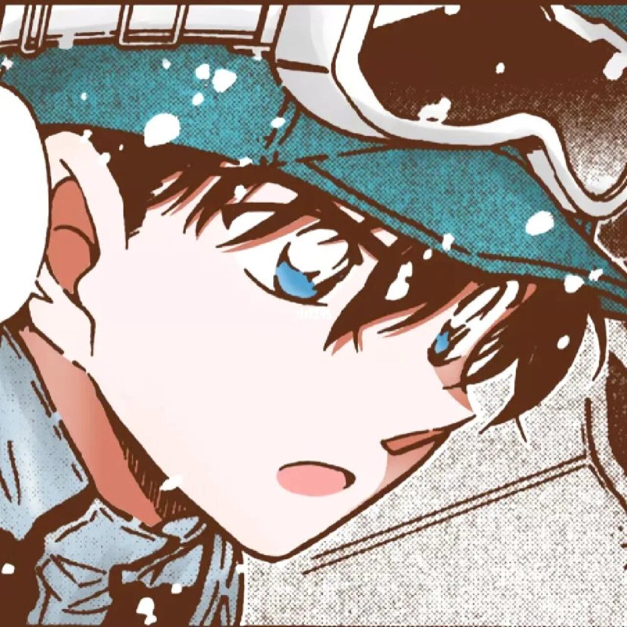 名柯头像之工藤新一冬日限定版