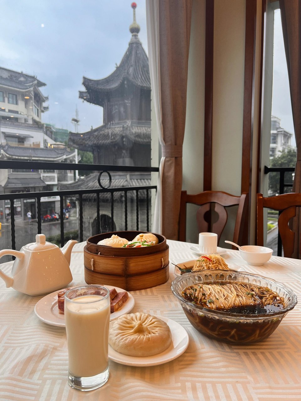 扬州三日游 扬州早茶吃啦(怡园) 大潮淮吃啦 茱萸动物园也去啦 何园逛