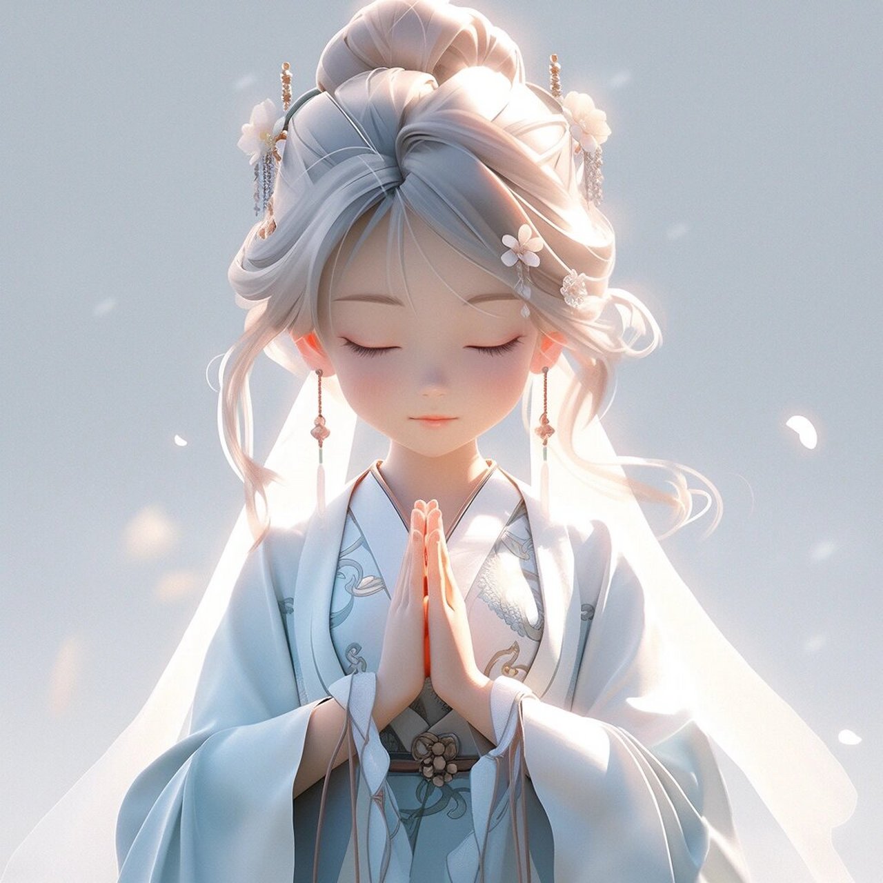 仙女头像 | 佛系女生 | 古风 | 禅风 人不快乐 是因为想要的太多 但心