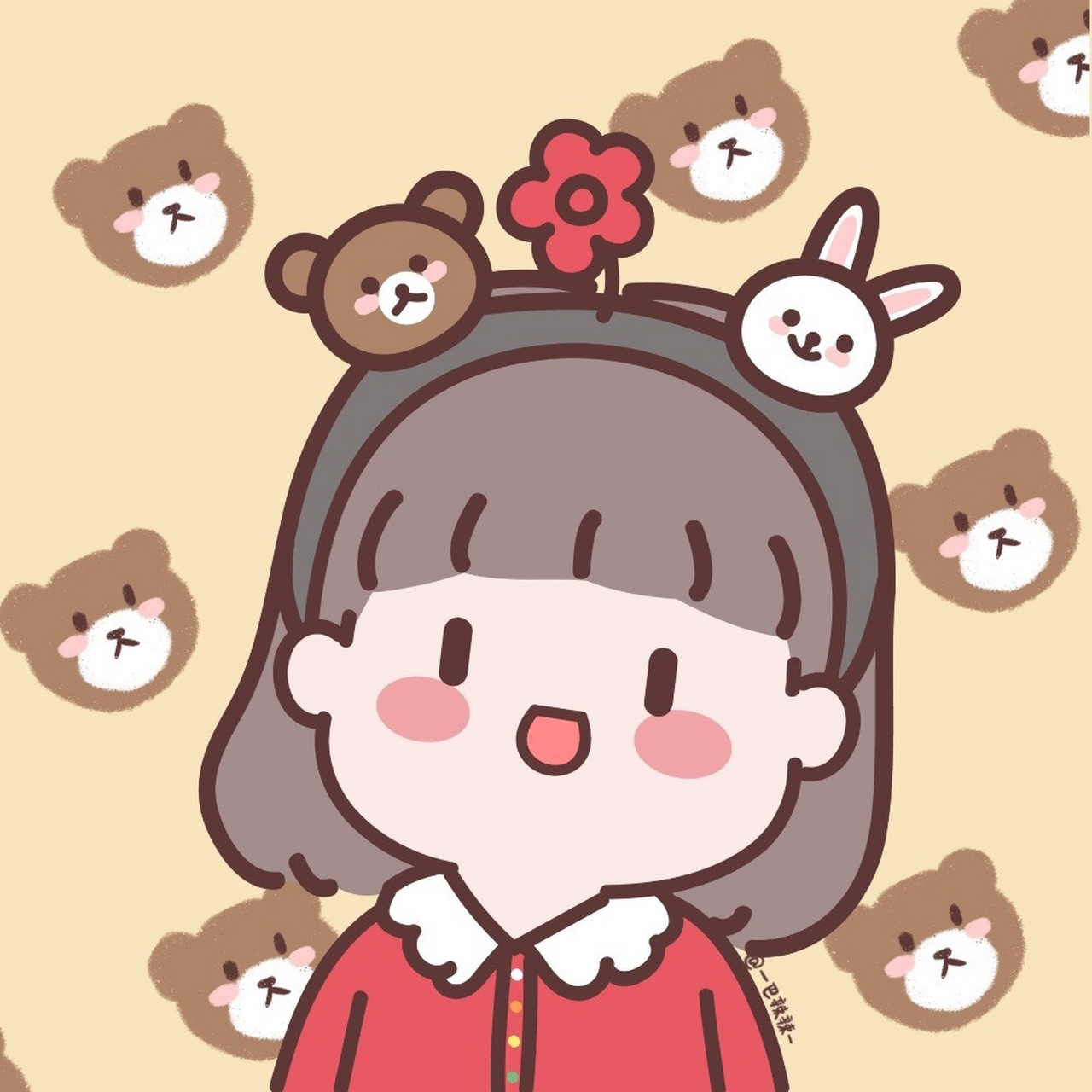 可爱头像 原创作者:-巴辣辣- 又一对是甜甜的情头哦 最后俩个是可爱