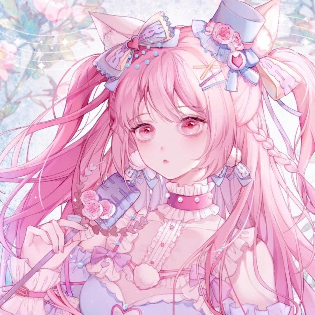 动漫女生头像 这一期出的都是少女心很强的头像哦!