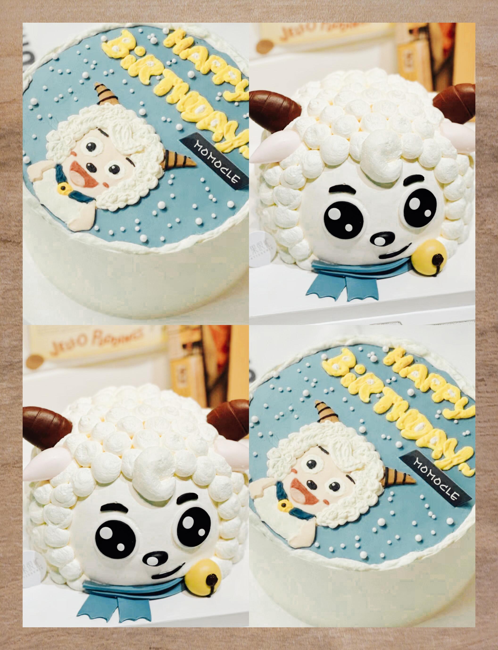 广州喜羊羊主题生日蛋糕精选