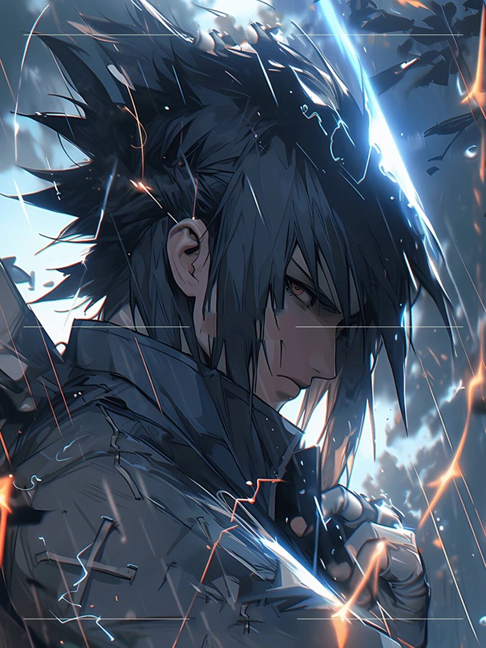 4k超清手机壁纸|火影忍者系列宇智波佐助