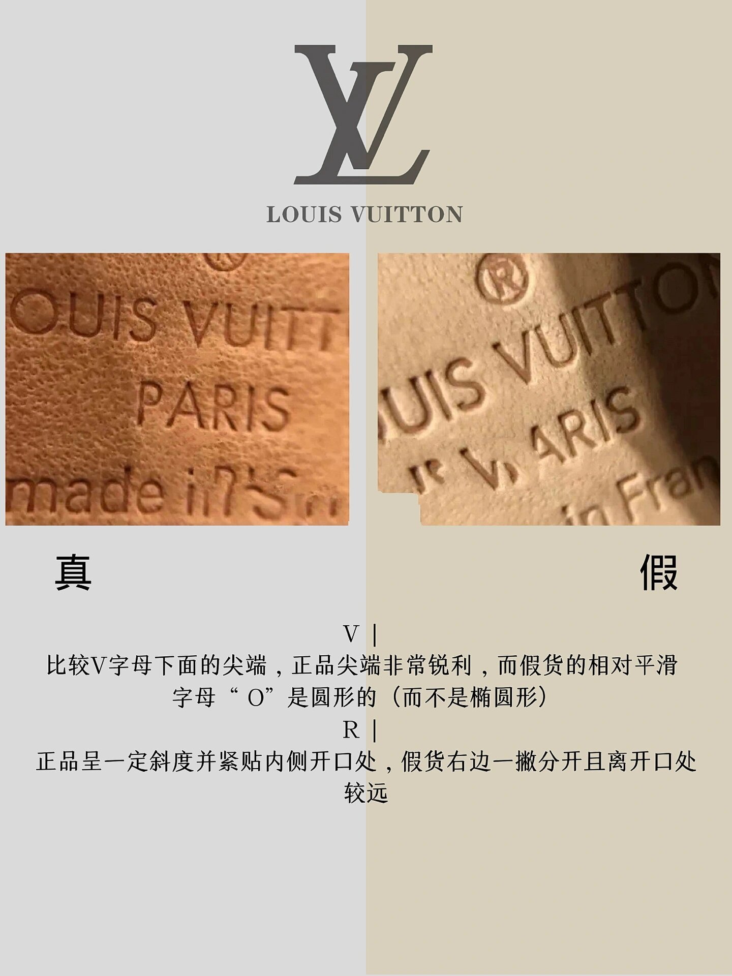 lv真假鉴定图片