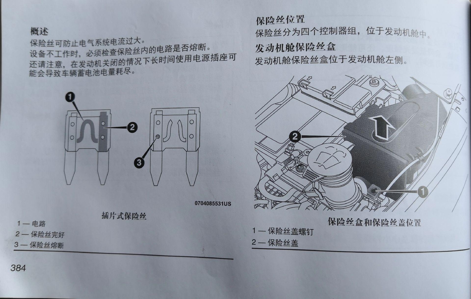 17款广汽菲克指南者保险丝盒位置图,保险丝盒图解汽车电器维修