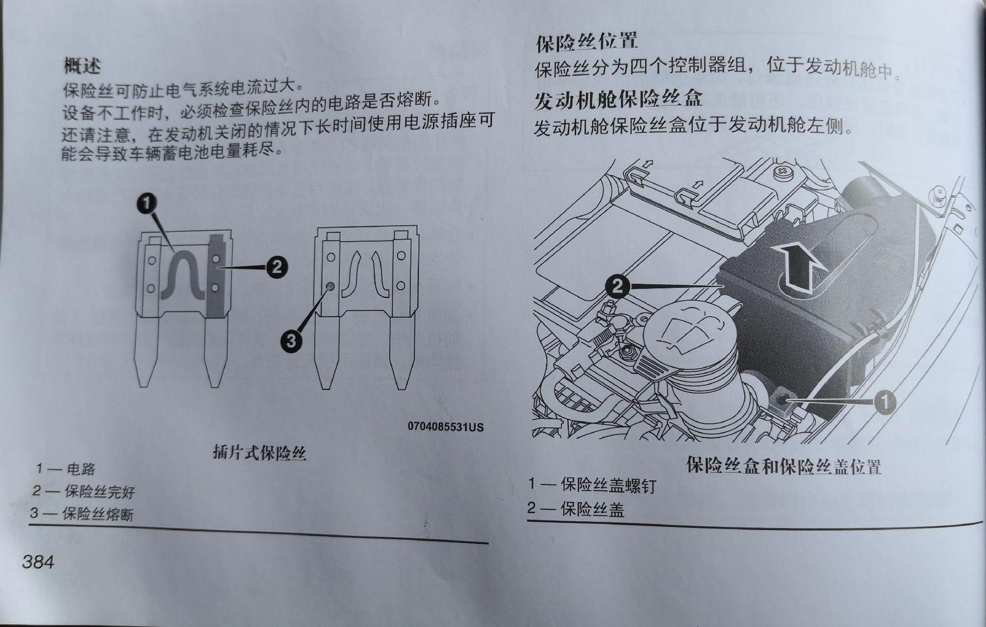 17款广汽菲克指南者保险丝盒位置图,保险丝盒图解汽车电器维修
