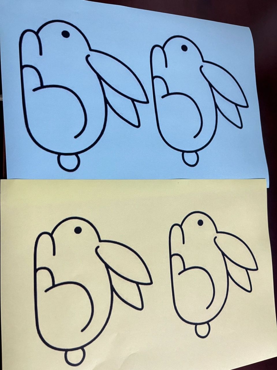 兔子简笔画可打印