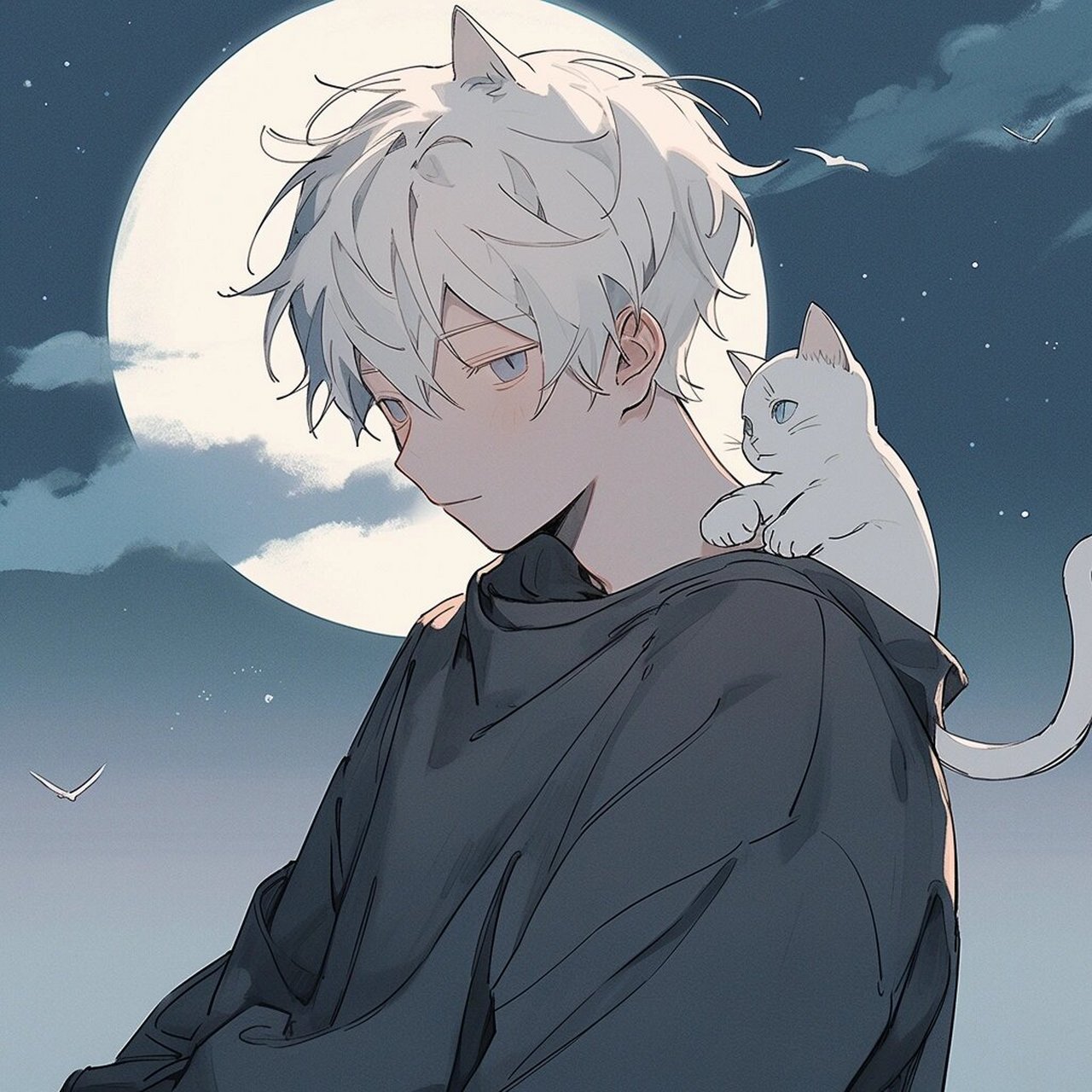 银发少年与猫93 少年永远勇往直前.