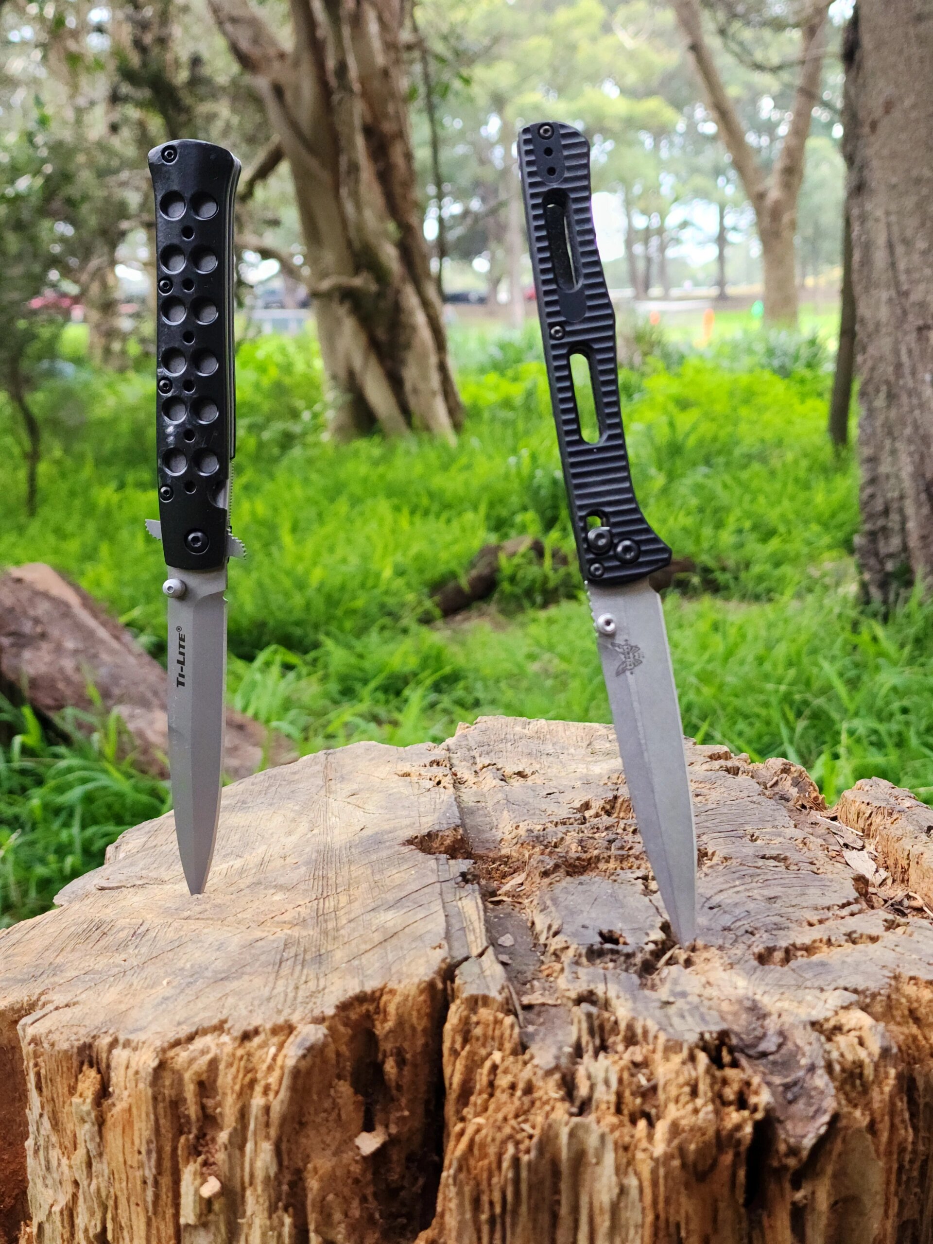 最近入手的两柄小折 蝴蝶417"事实"和冷钢ti lite"剑鱼"4吋.