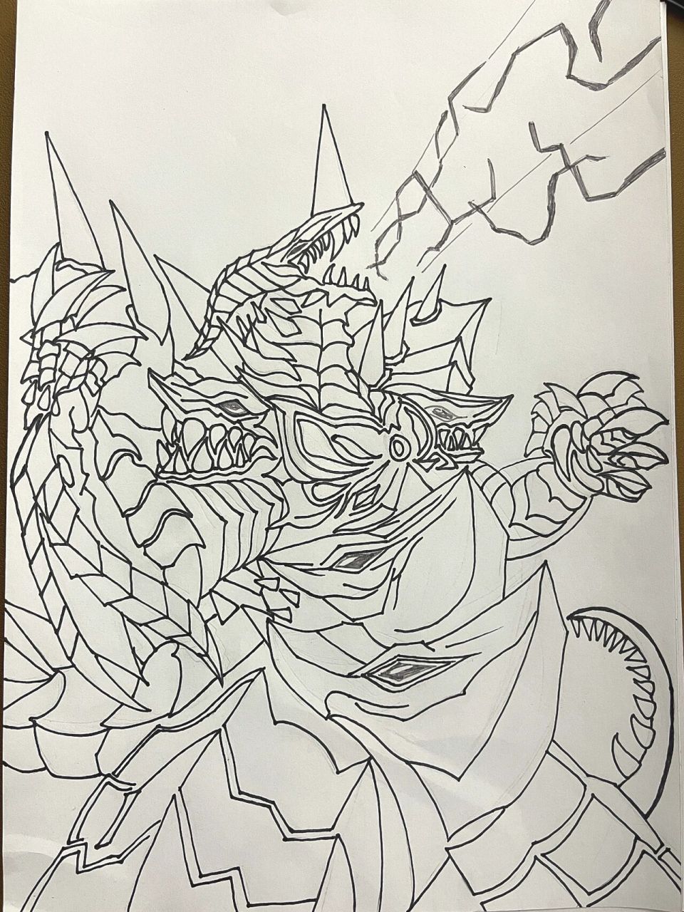 贝利亚 手绘奥特曼 	 感谢身边所有的善意及美好 	 大魔王兽玛伽大蛇