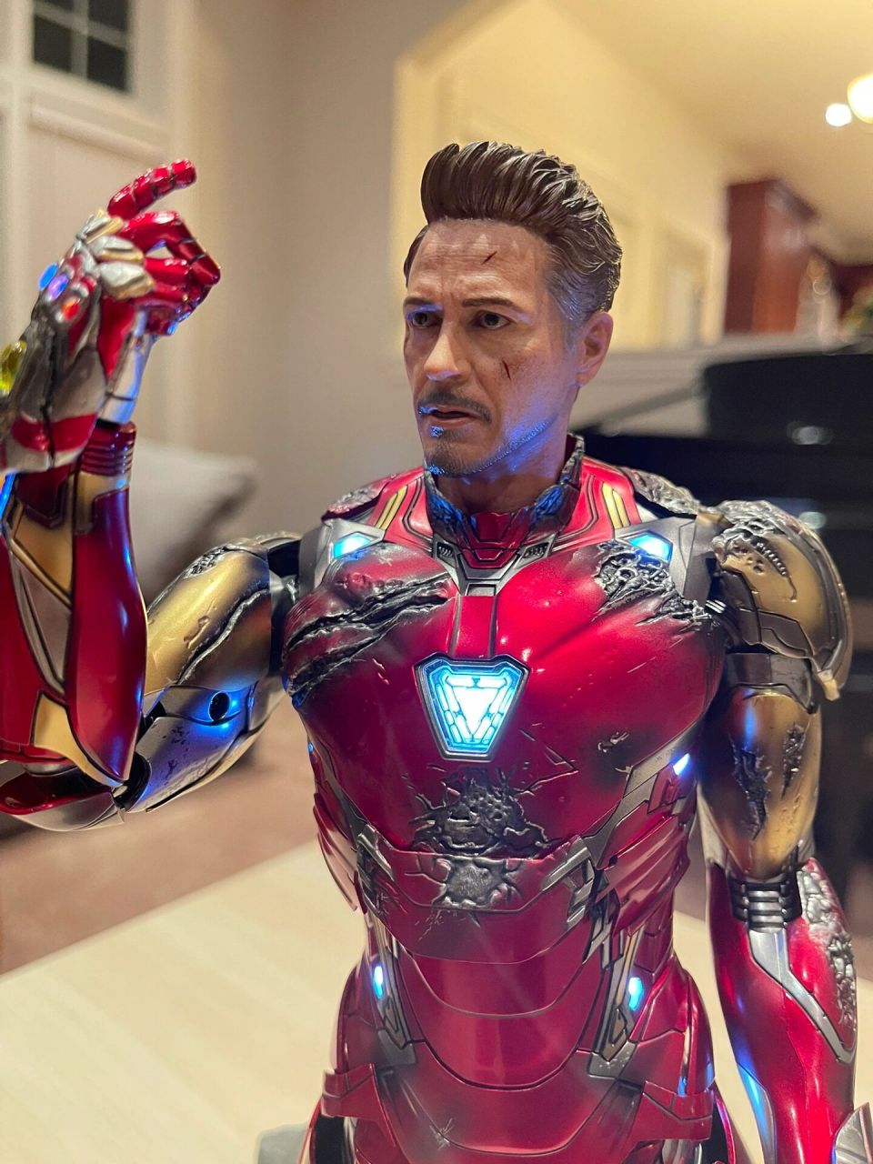 hot toys 钢铁侠- mark 85 战损 纯分享