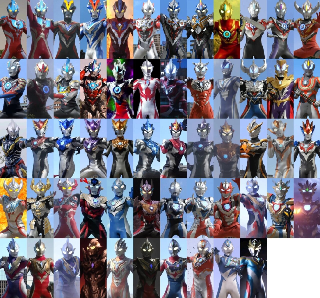 新生代奥特曼的所有形态