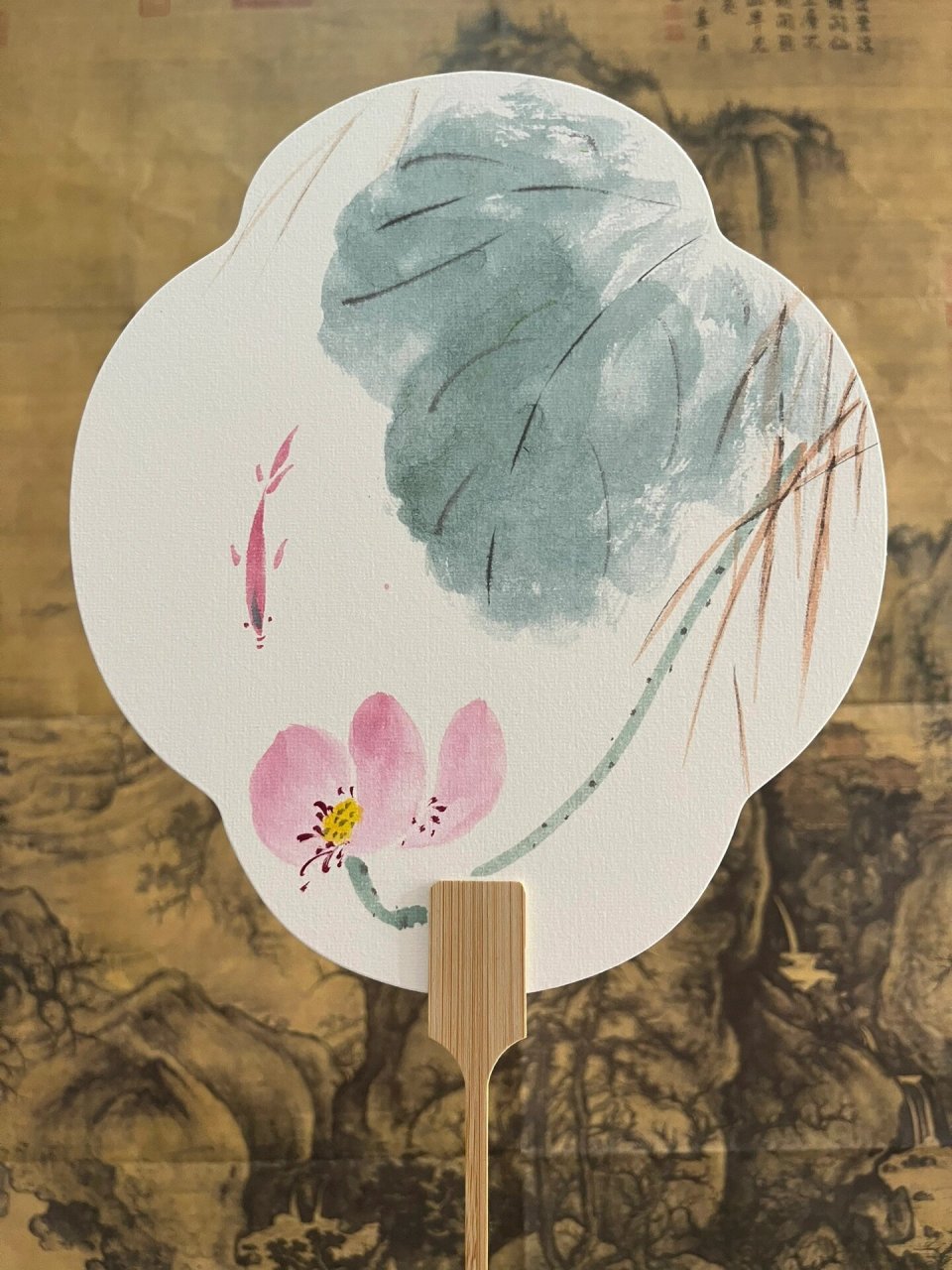 国画团扇 15这个夏天依旧绚丽