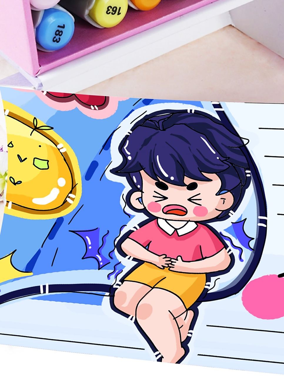 【食物中毒】手抄报|鸭鸭老师原创 夏季预防食物中毒～发芽的土豆,有