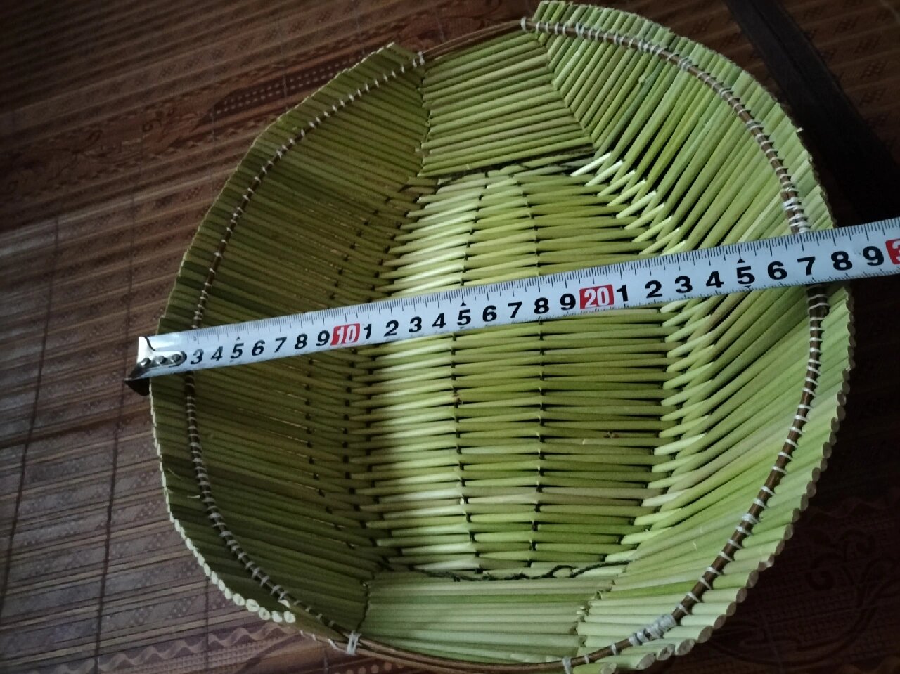 农家天然手工高粱杆浅子馒头筐水果蔬菜收纳