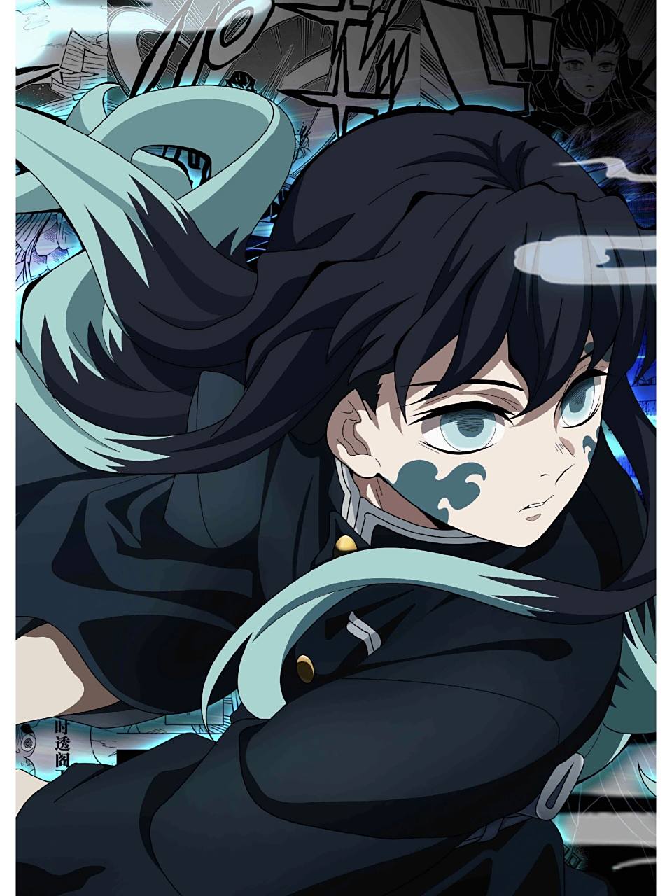 给大家炫耀一下我的新壁纸 时透无一郎 谁懂啊看一部爱一个柱 真的