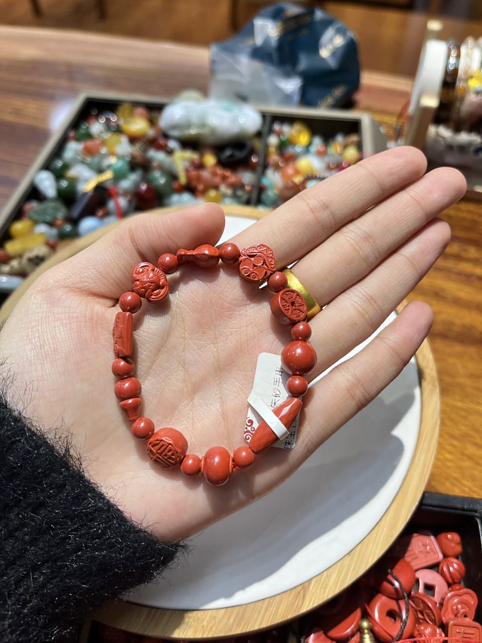 转运|带朱砂,行好运,招财转运,祈福 入手必备的一款极品朱砂首饰 非常