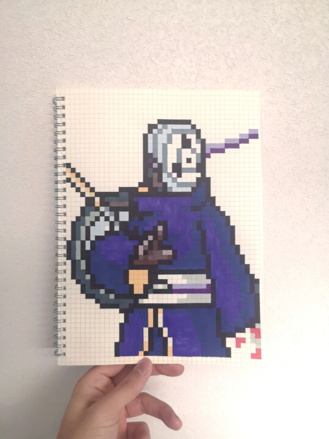 像素画:白面具带土