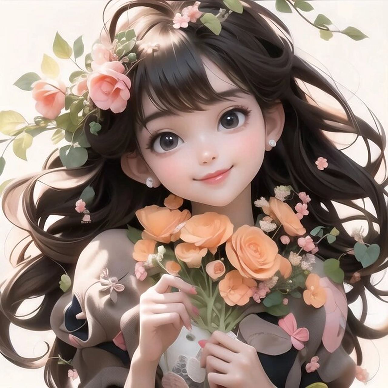 她也太仙了吧~花仙子95女生头像公主风 浪漫93头像原创,97请勿