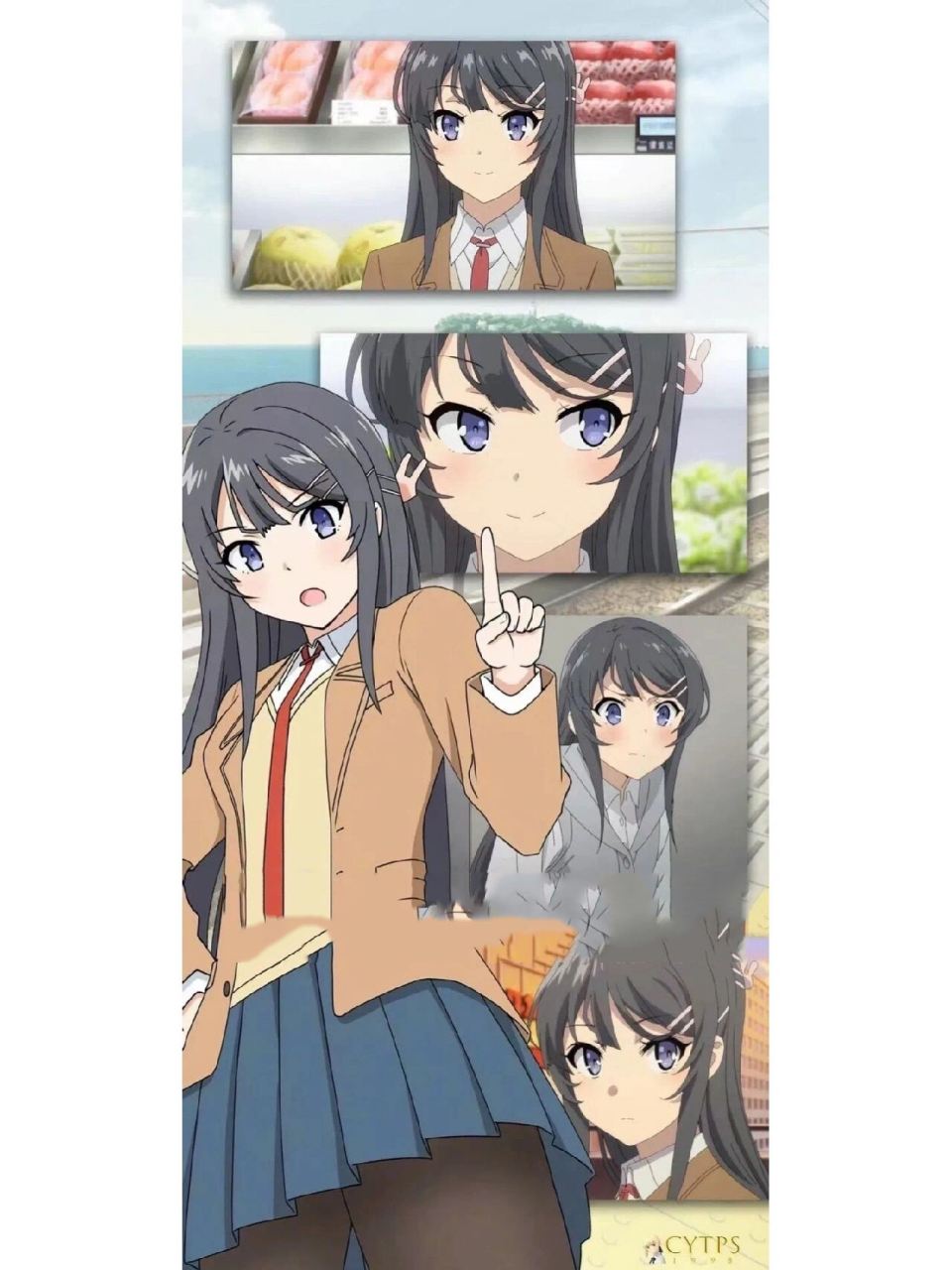 动漫壁纸合集来啦 麻衣学姐真的好可爱