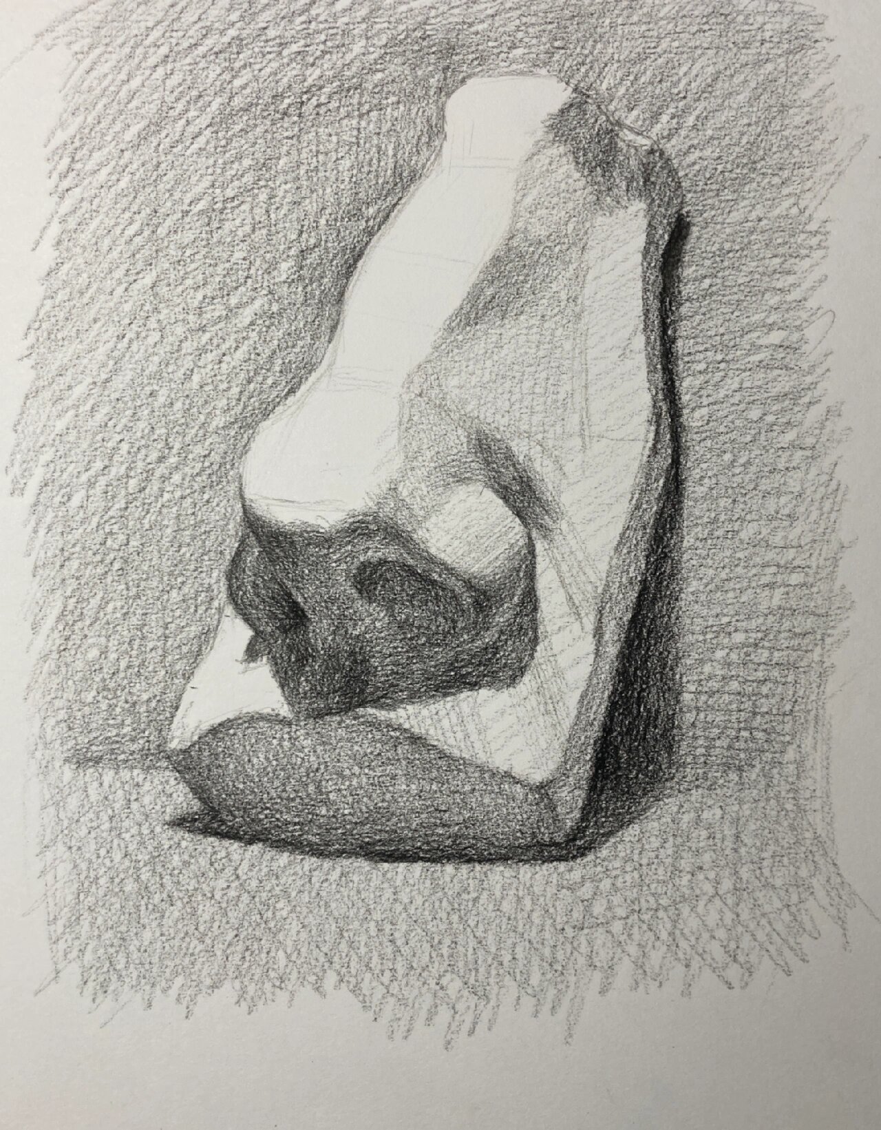 石膏鼻子步骤图