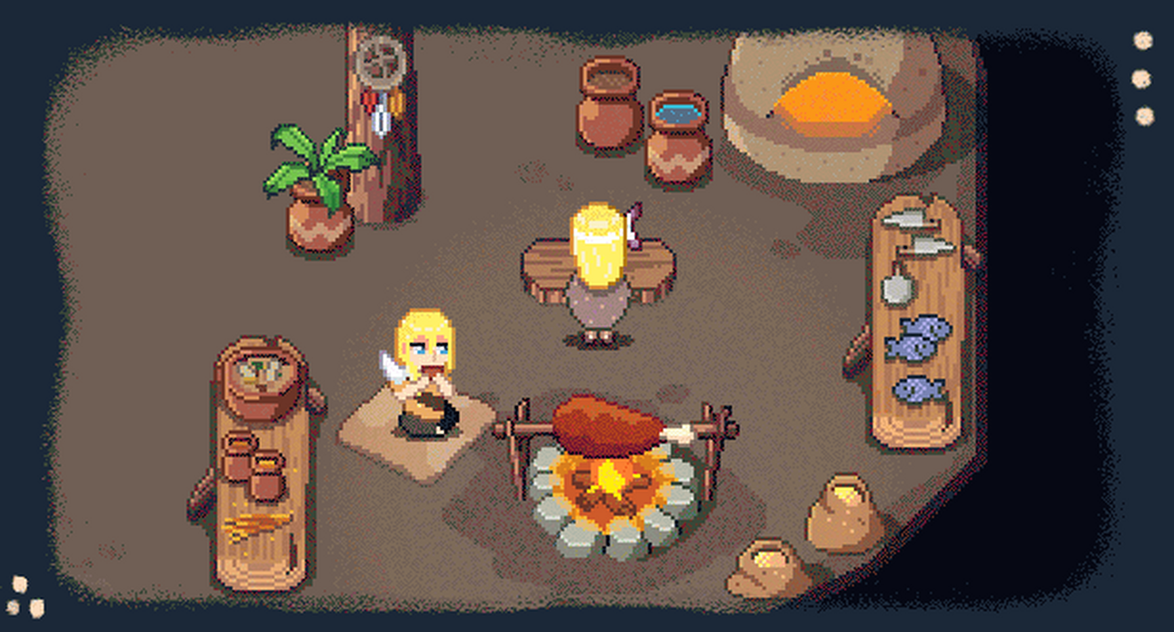 【石器种田】《roots of pacha》是一款像素风模拟游戏,在本作中,你