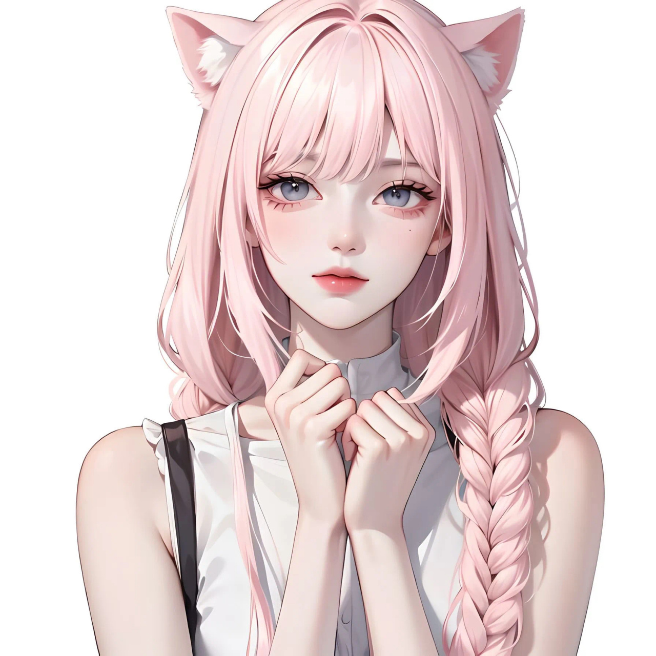 ai头像|粉头猫女