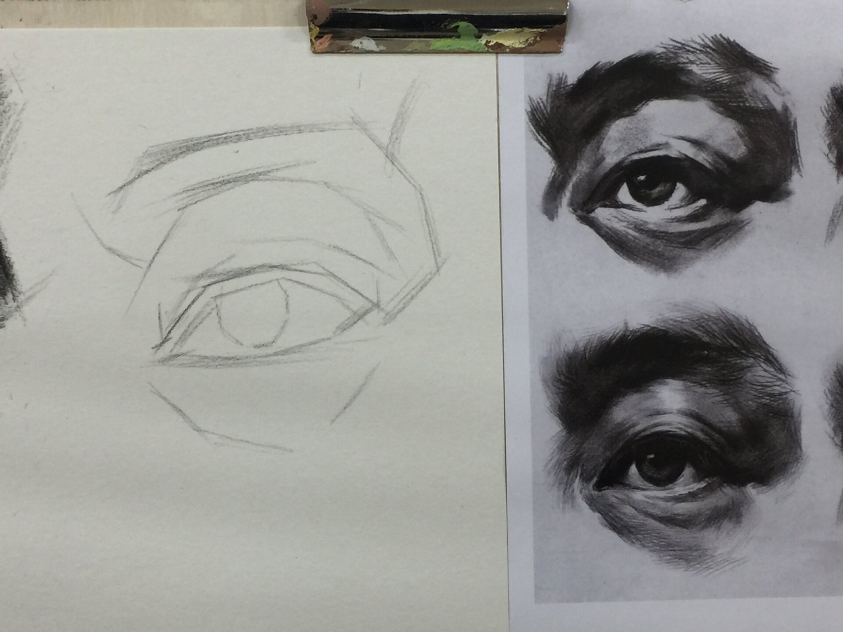 干货来啦!单体素描眼睛作画步骤,附带详细图