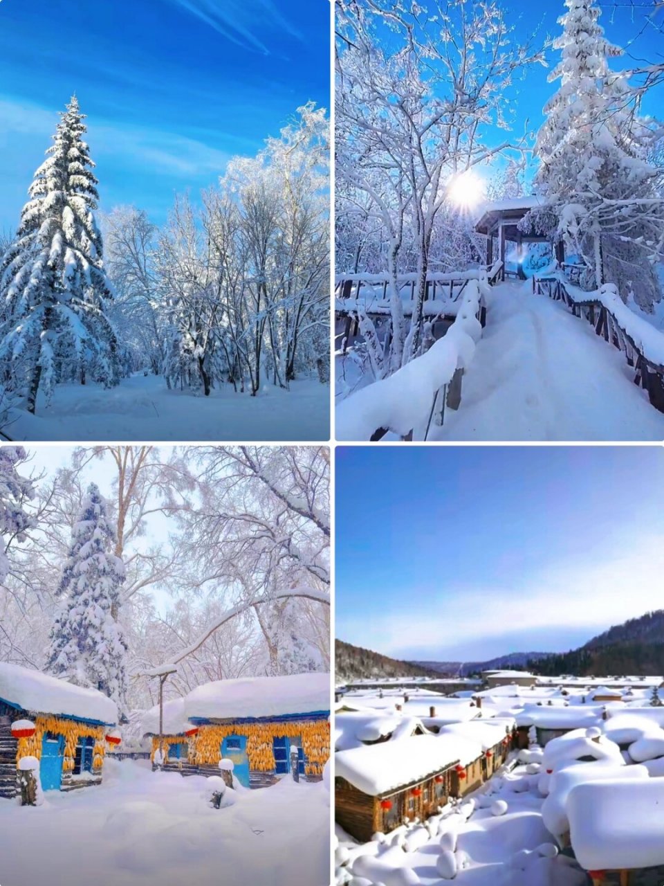 90雪乡,全名"中国雪乡国家森林公园",位于中国黑龙江省牡丹江市海林