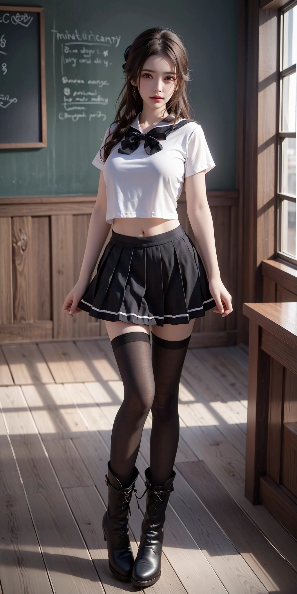 jk制服 二次元美少女 手机壁纸分享