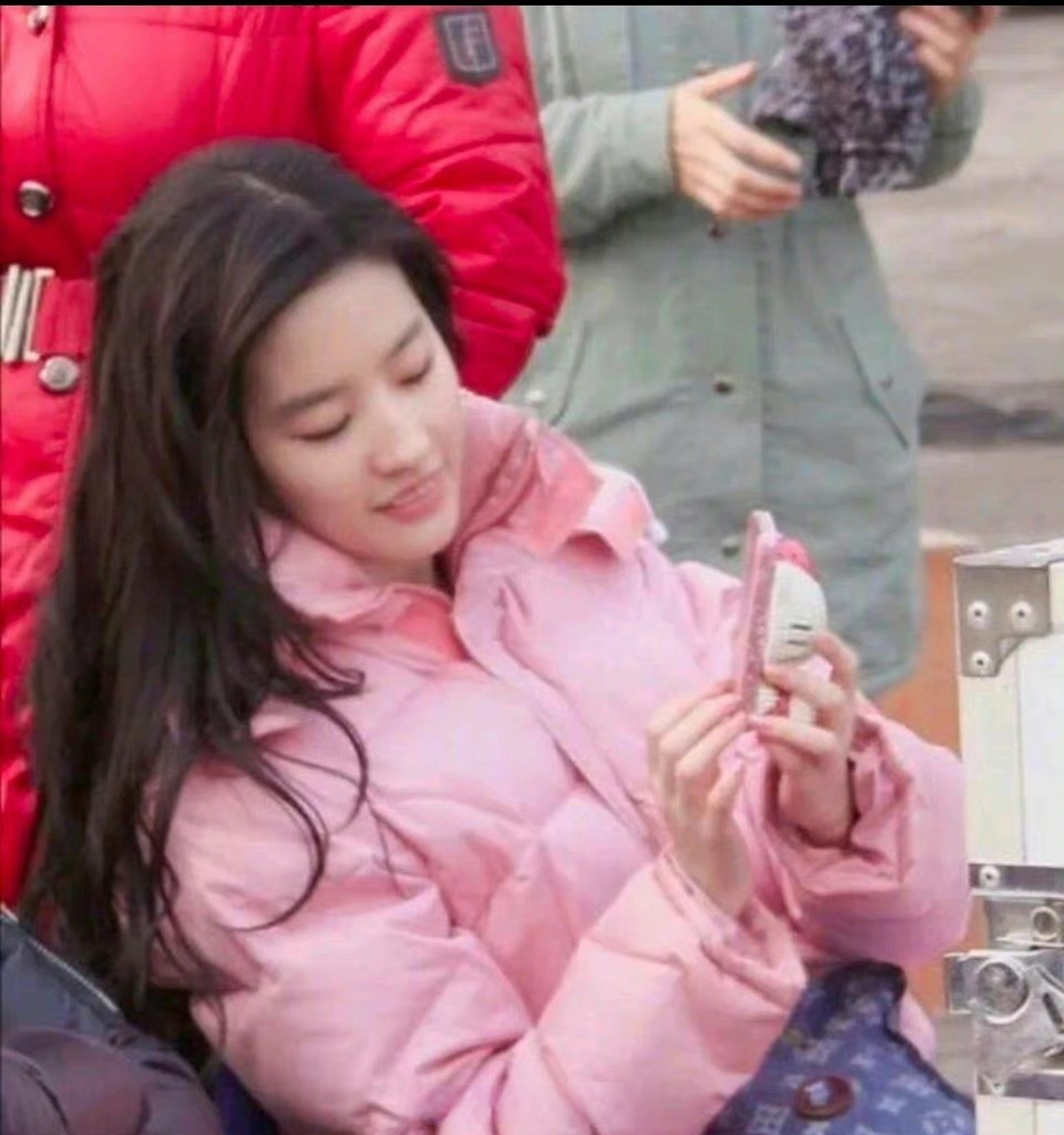 刘亦菲的羽绒服