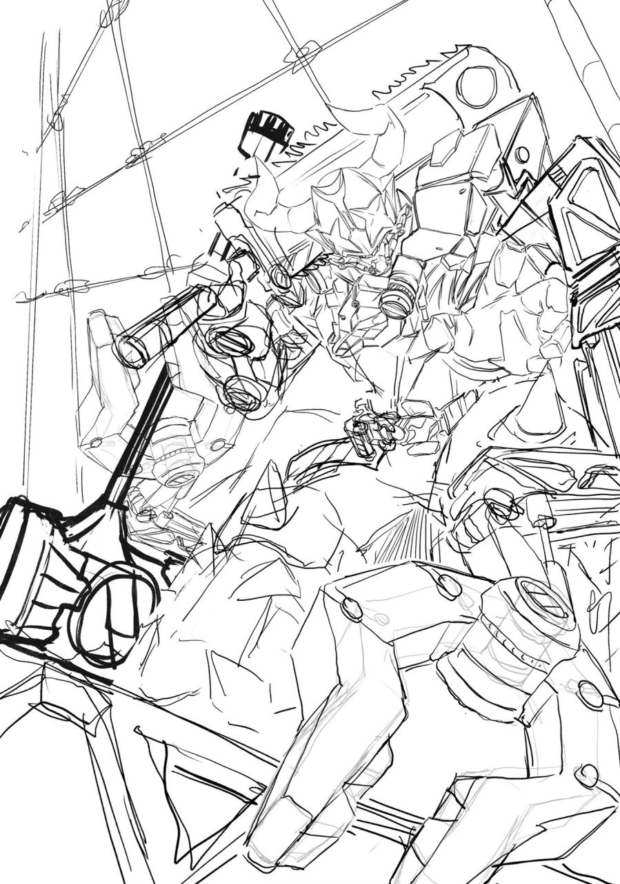 丧尸形态 假面骑士-究极打灰牛牛97 完成~~don buffa( 这张画得太久