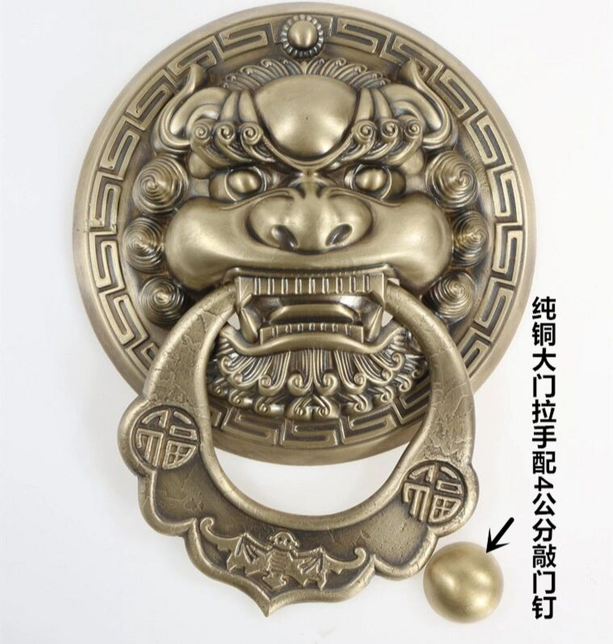 分享素材 古代门钹 【中国古建"门文化"】 门环 俗称响器 是安装在