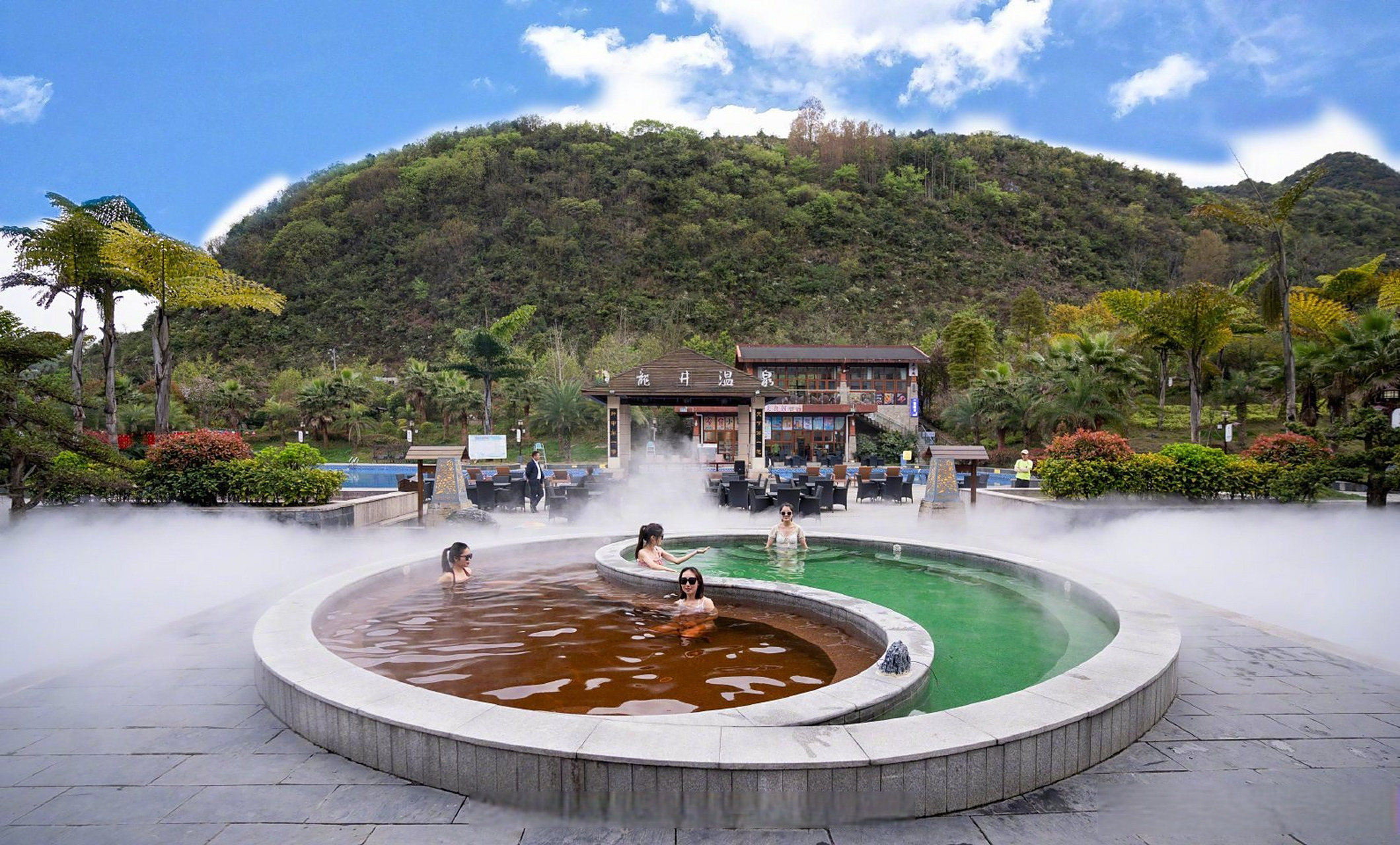 黔中第一汤 走进落别龙井生态温泉度假区 #冬游贵州来一场暖心之旅