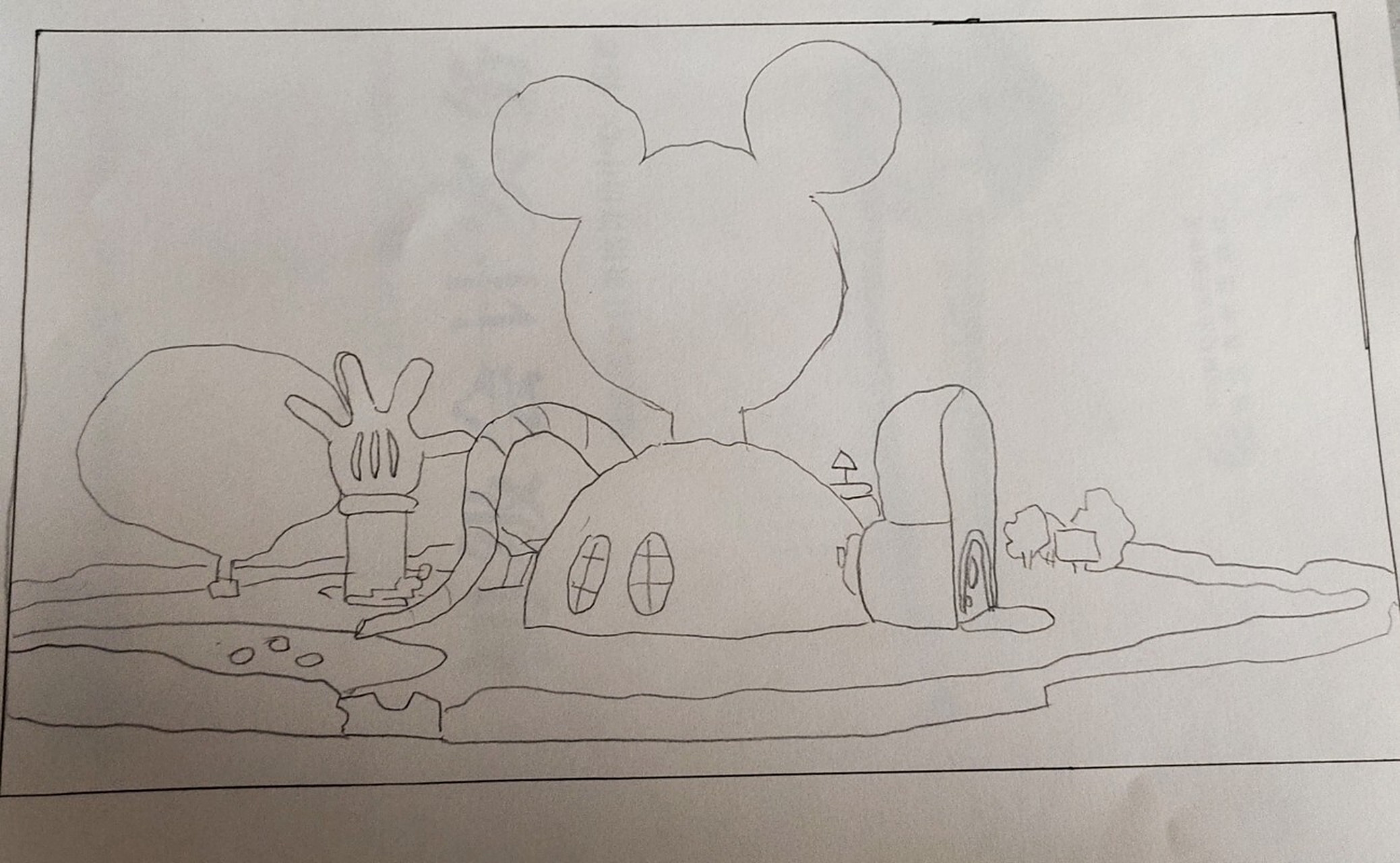 1-简笔画/米奇妙妙屋78 20分钟画完,这是一副很简单的画,非常适合