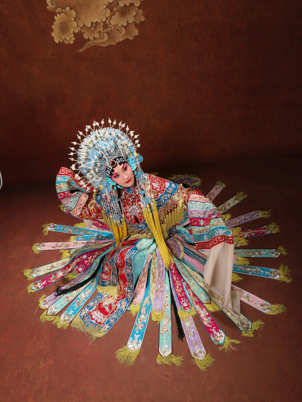 京剧摄影 贵妃醉酒宫装～ 传统技艺,真实剧团,专业～ 为了逞能"下腰"