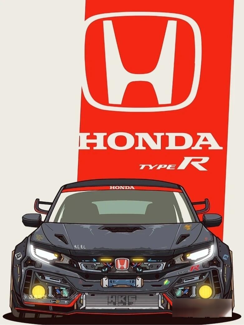 本田标志图片,关于本田思域的一期头像