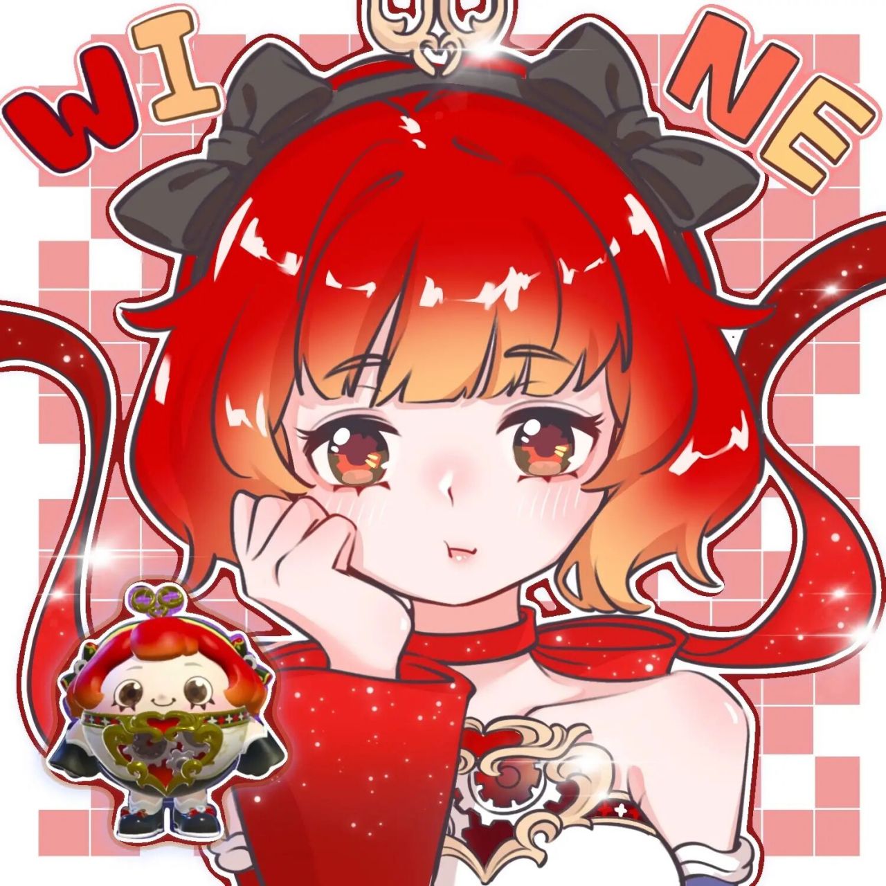 蛋仔派对|八音盒温妮 托腮思考:"为什么有人说我像壮壮妈呢?