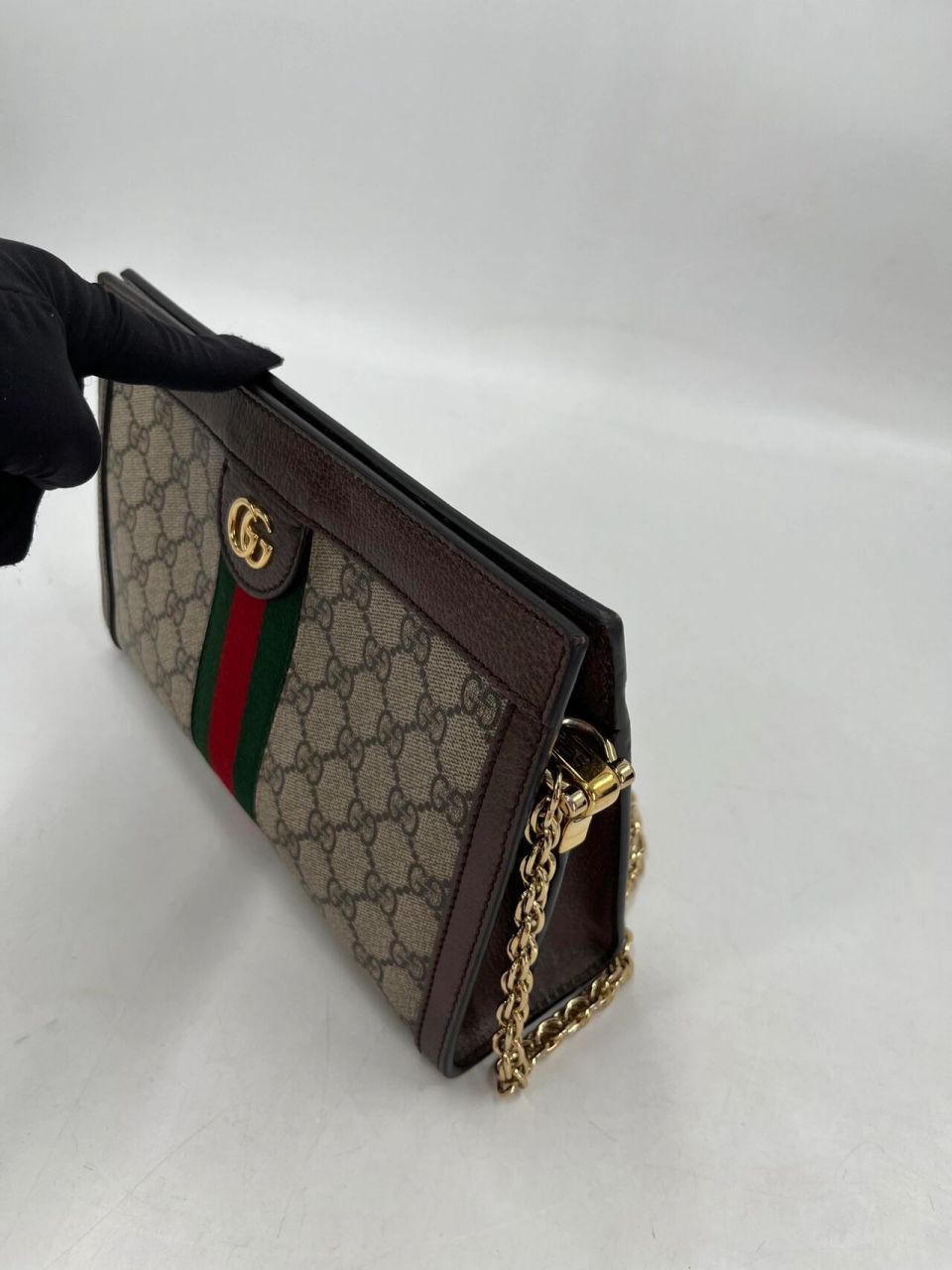 古驰ophidia夹子包 gucci/单肩包 捡漏闲置 ophidia夹子包 98新