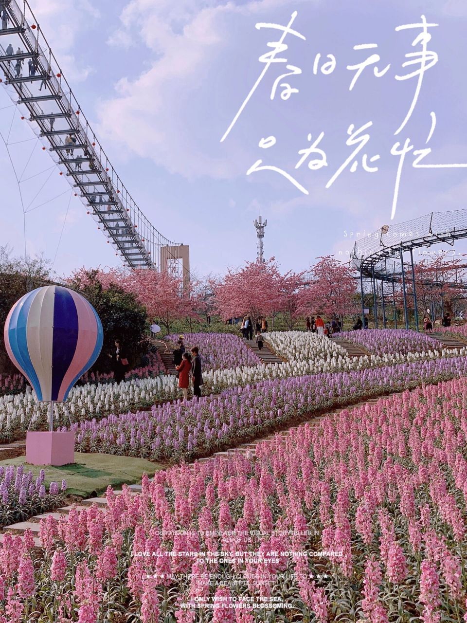 成都一日游攻略:漫花庄园,春日适合看樱花94   成都新都区的漫花