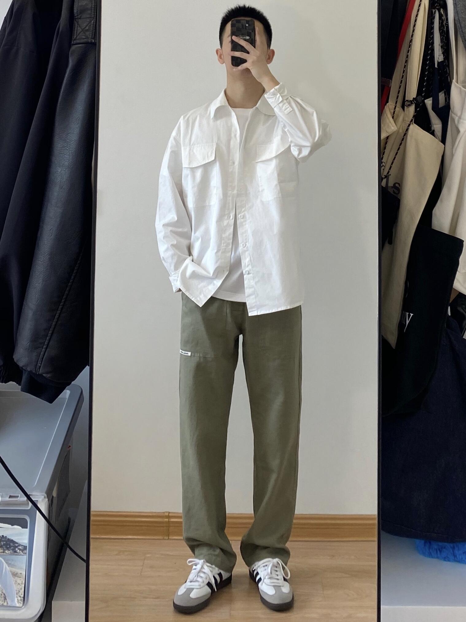 173男生穿搭 | 为秋天准备的第一件白衬衫
