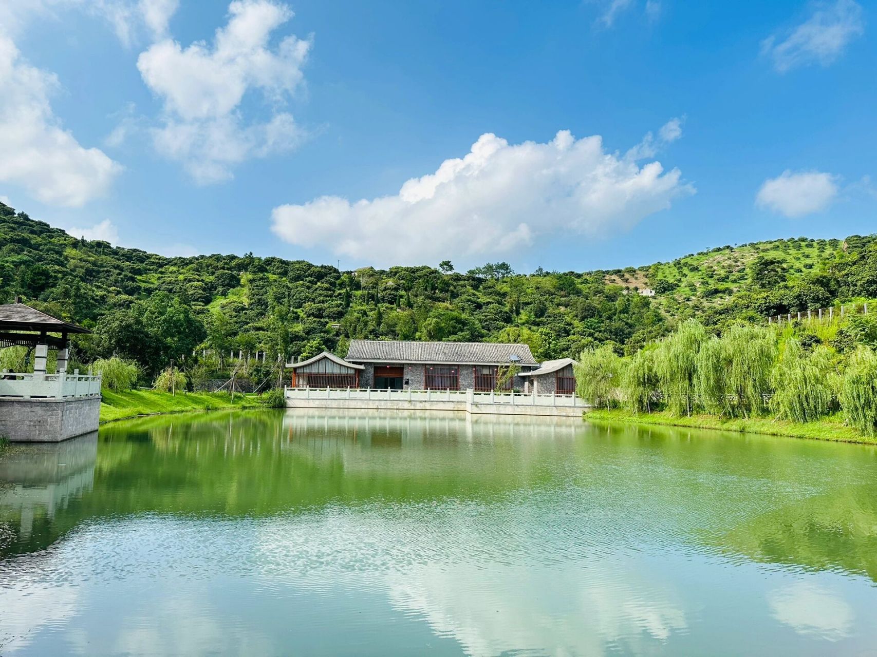 慈溪上林湖风景区图片