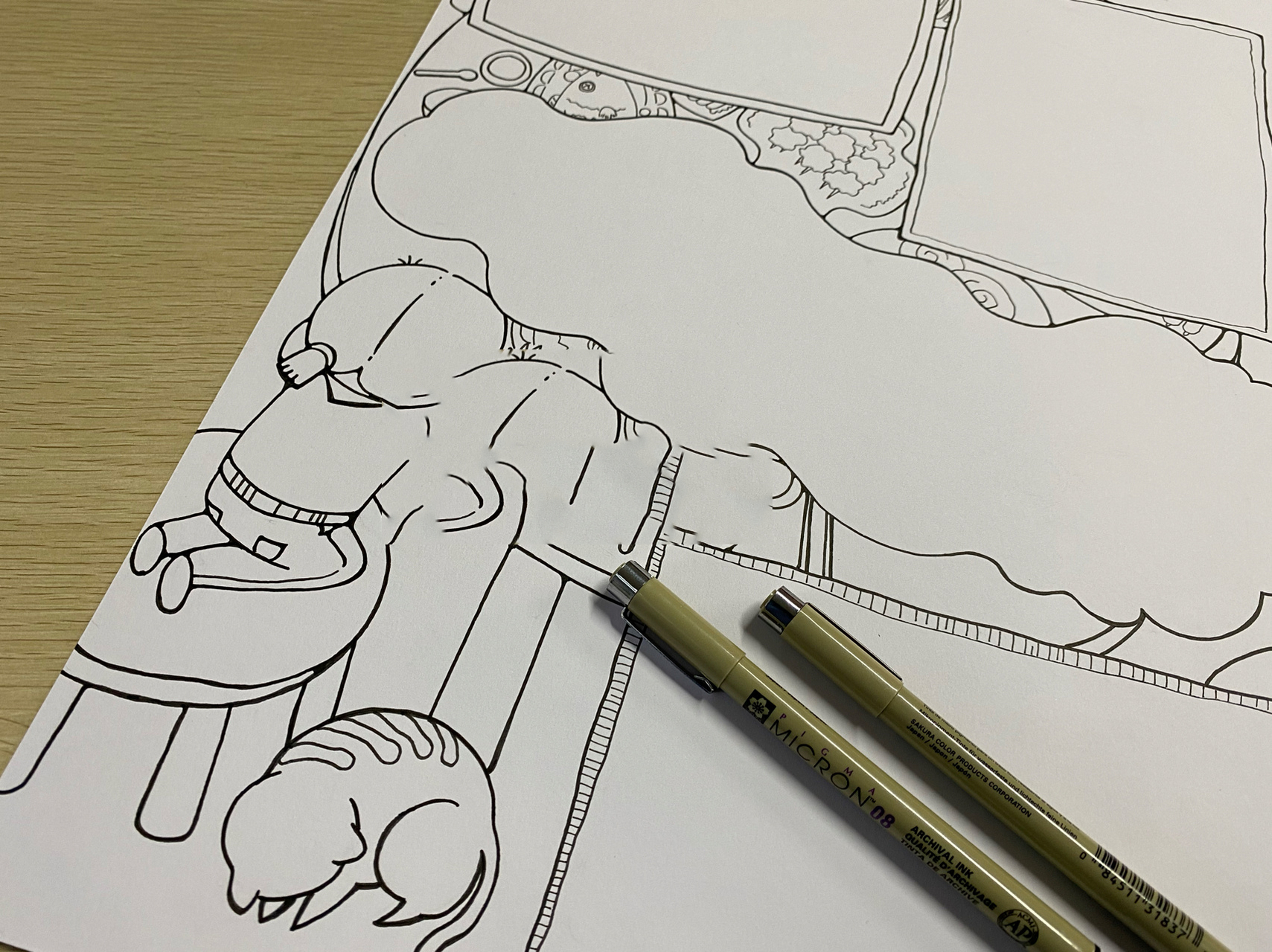 原创手抄报线稿|竖构图宣传手抄报