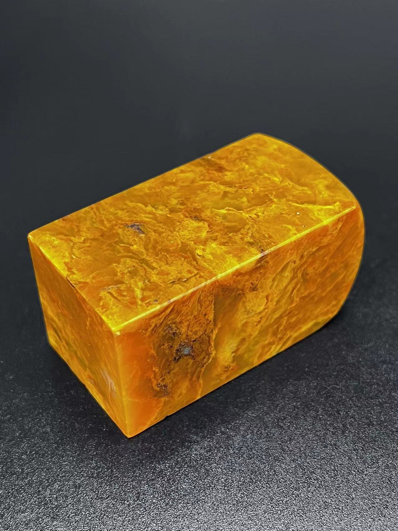 精品巴林印章石,以黄为尊,精抛包邮 【巴林石·精品印系列】 印石编号