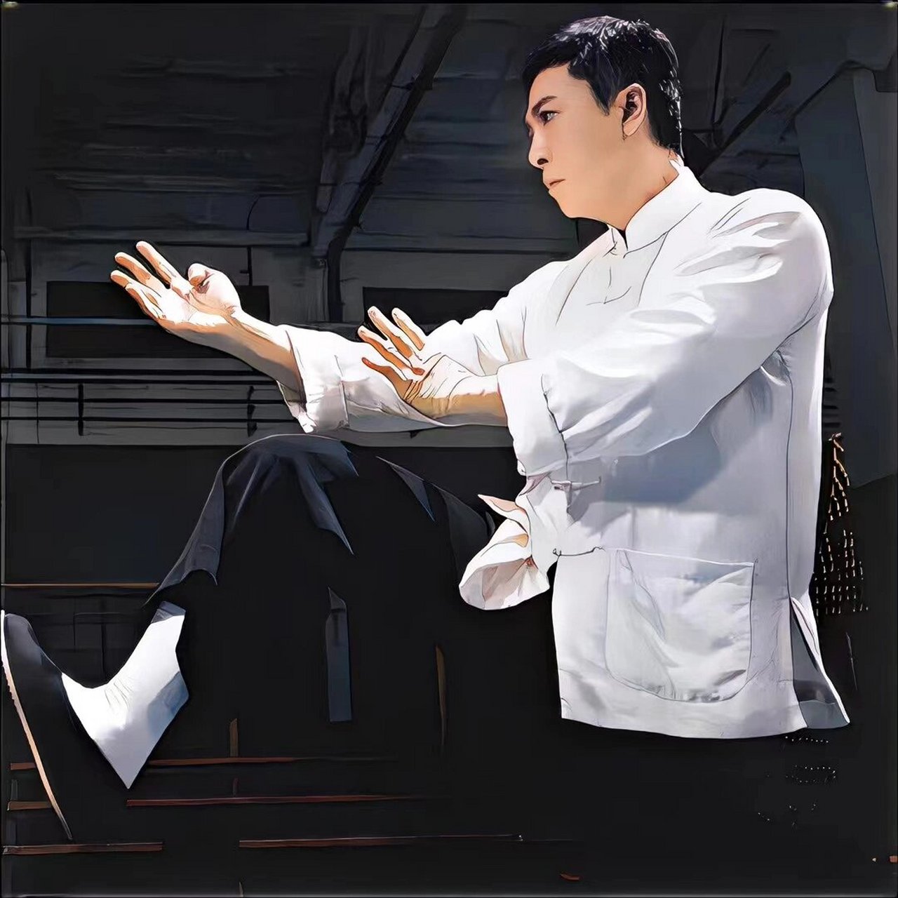 照片转漫画 最近很流行叶问蹲啊,来期甄子丹老师的叶问漫画版